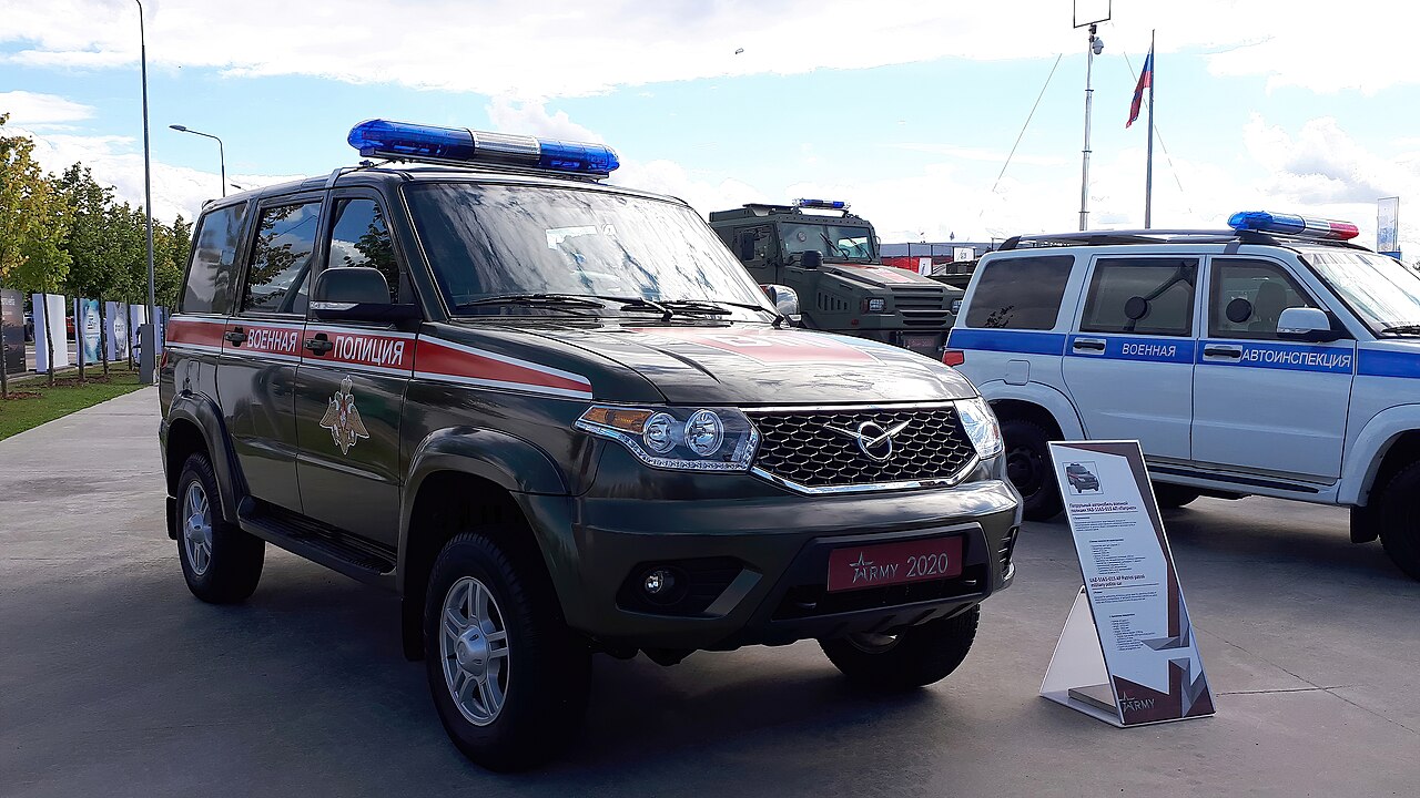Автомобиль военной полиции на выставке «Армия-2020»